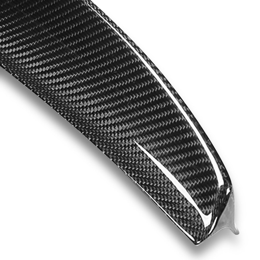 Black Carbon Fiber Rear Trunk Lid Spoiler 06-11 GS-Series S190 4DR BFC-RESPL-6640-CF