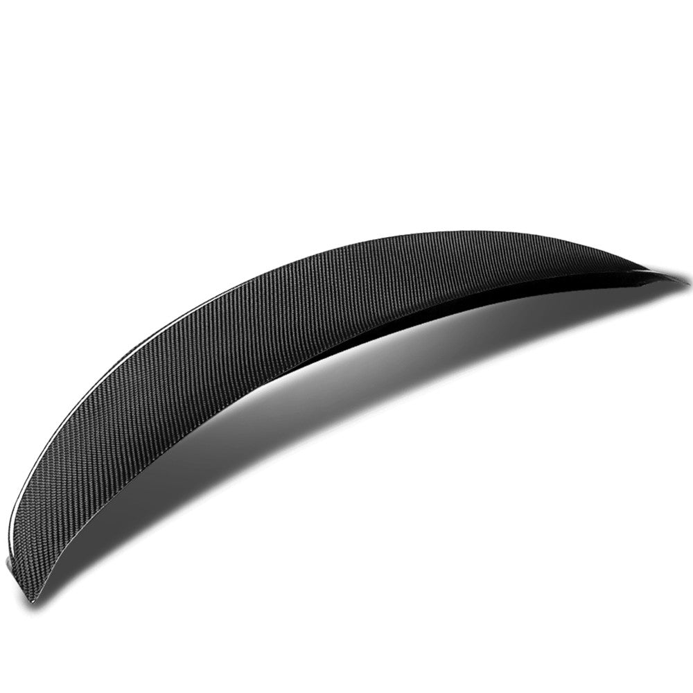 Black Carbon Fiber Rear Trunk Lid Spoiler 07-15 Infiniti G-Series V36 BFC-RESPL-6642-CF