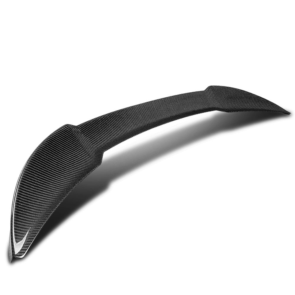 Black Carbon Fiber Rear Trunk Lid Spoiler 21+ IS-Series XE30 Sedan BFC-RESPL-6645-CF
