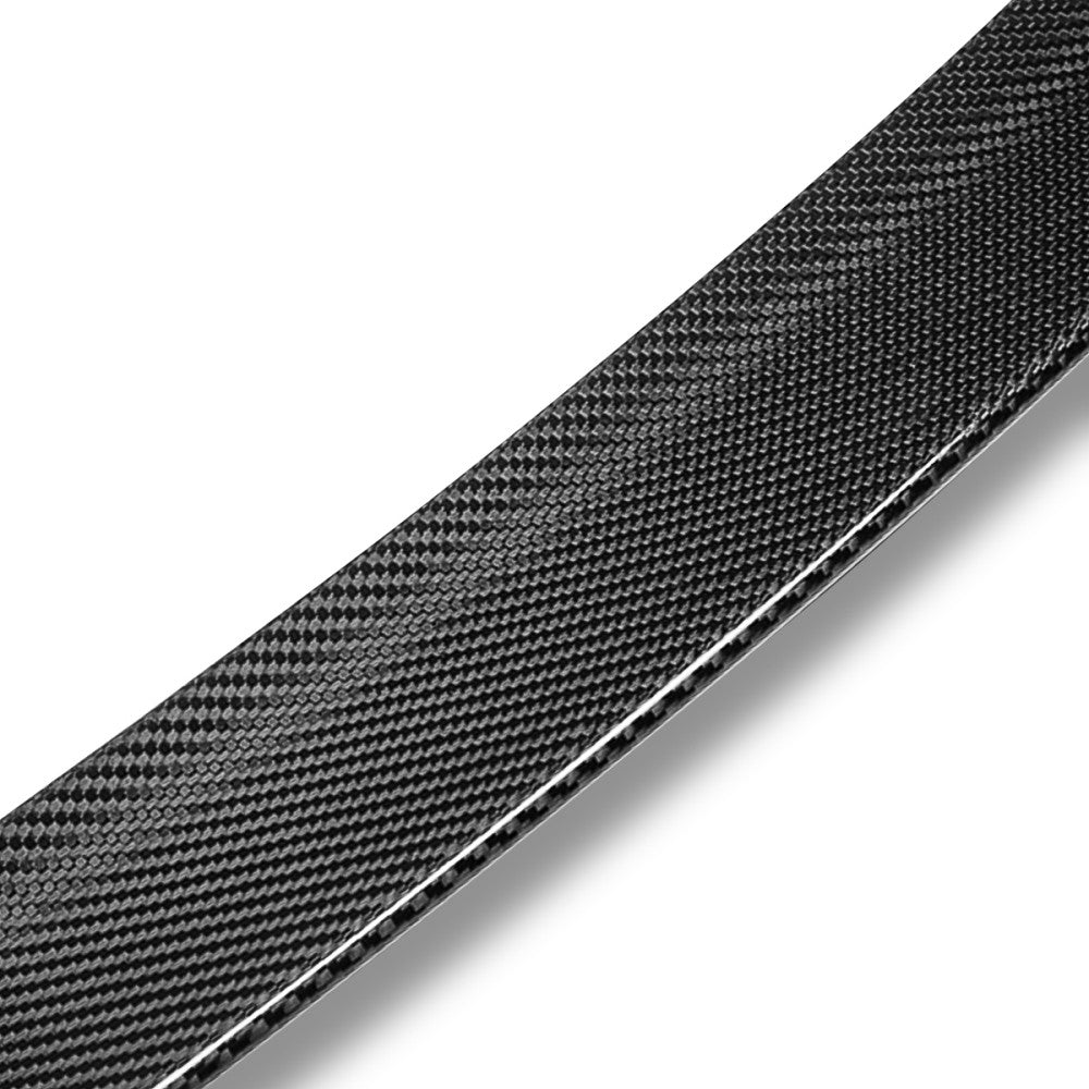 Black Carbon Fiber Rear Trunk Lid Spoiler 21+ IS-Series XE30 Sedan BFC-RESPL-6645-CF
