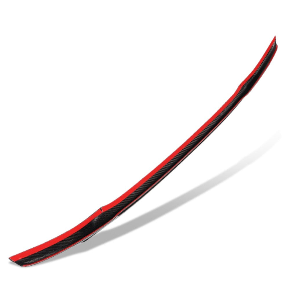 Black Carbon Fiber Rear Trunk Lid Spoiler V Style 19+ Mazda 3 (DL3) BFC-RESPL-6702-CF