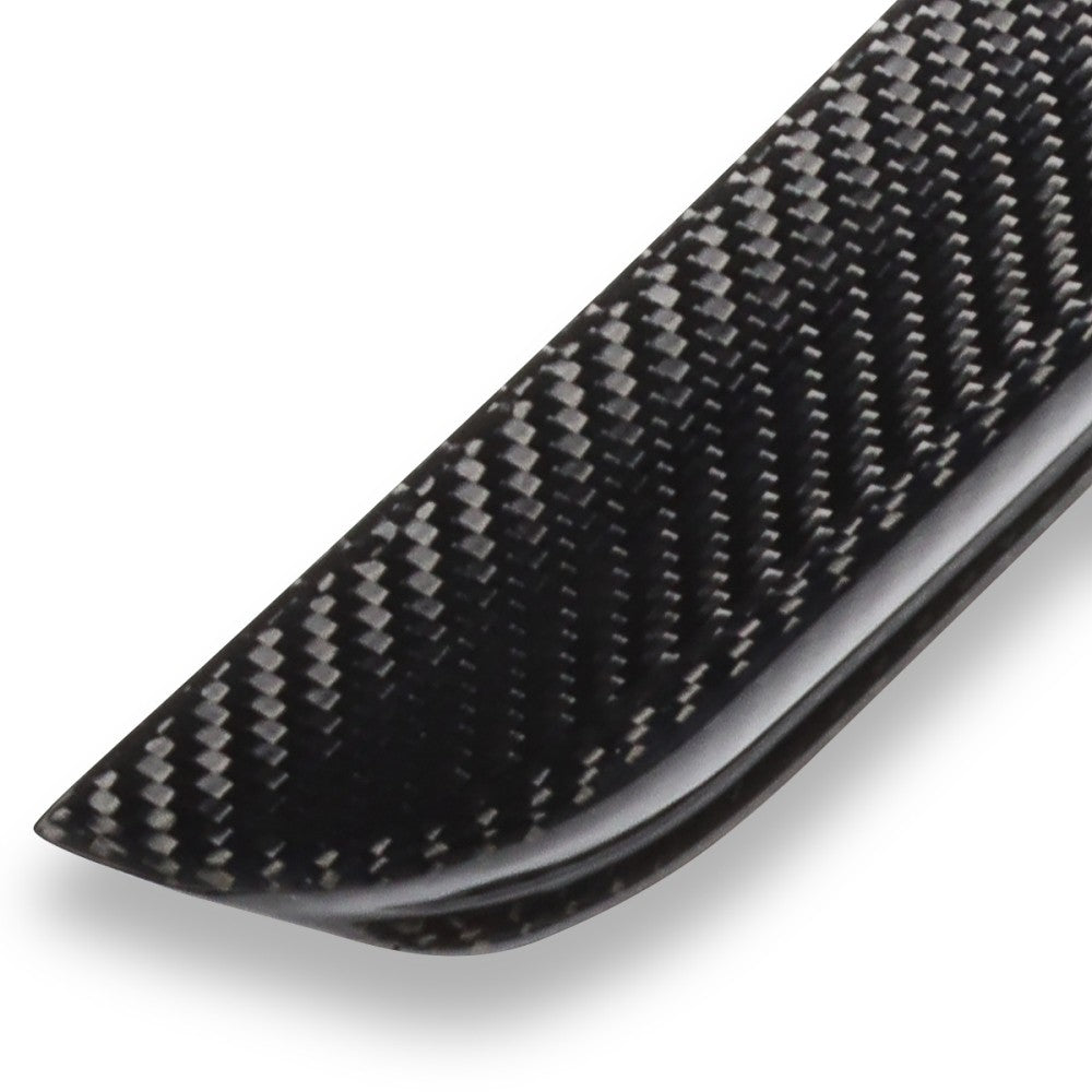 Black Carbon Fiber Rear Trunk Lid Spoiler 19-21 Mazda 6 Facelift 4D GJ BFC-RESPL-6703-CF