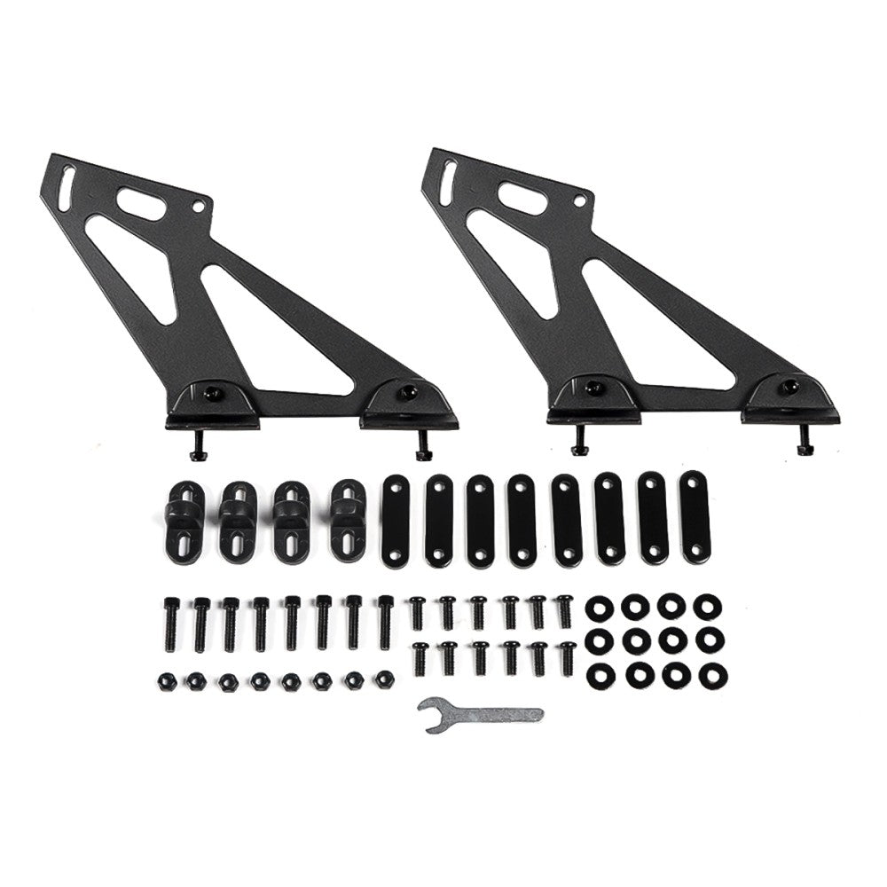 57" GT Style V1 Black Painted Glossy Adjustable Rake Rear Trunk Spoiler Wing