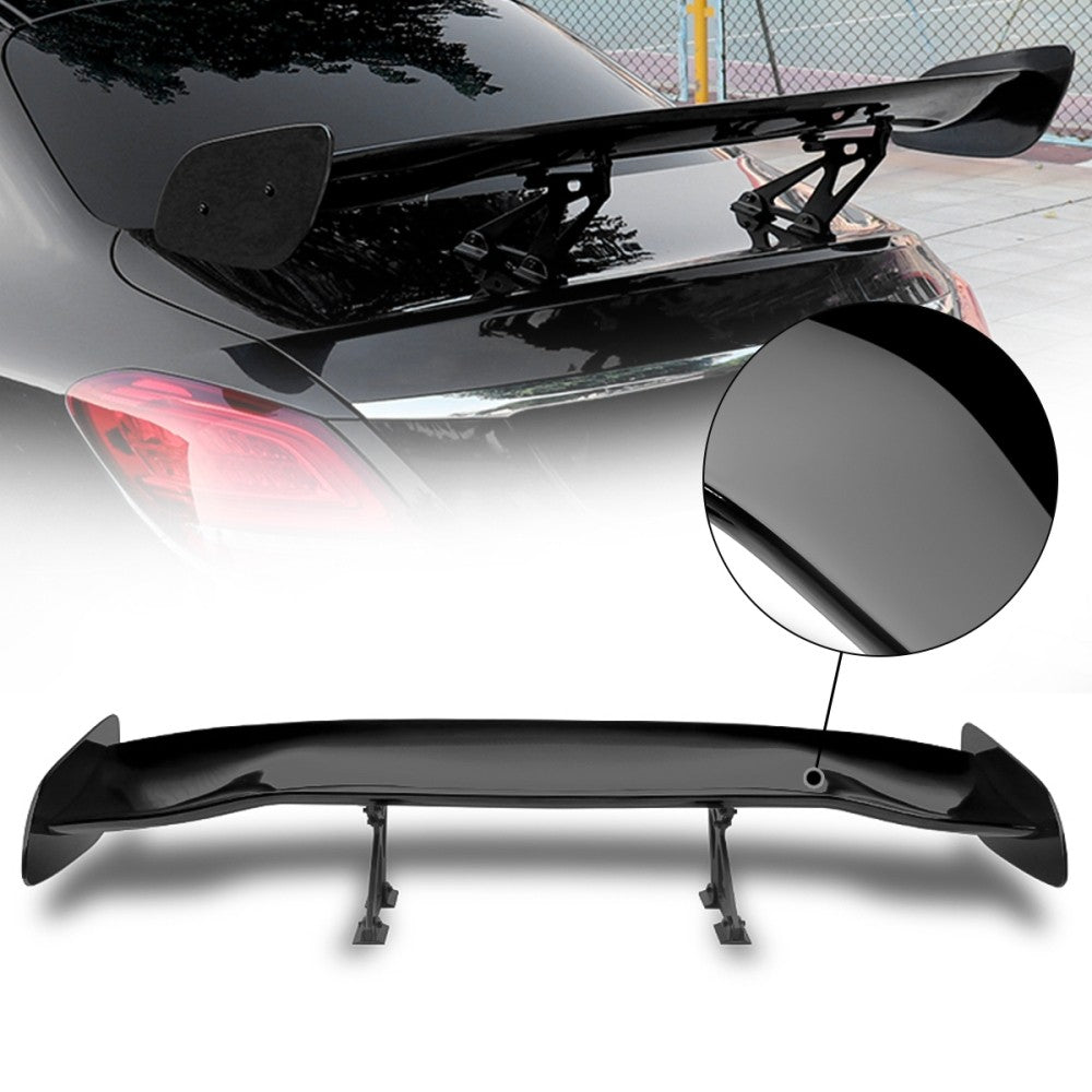 57 GT Style V2 Black Painted Glossy Rear Trunk Spoiler Wing - BuildFastCar