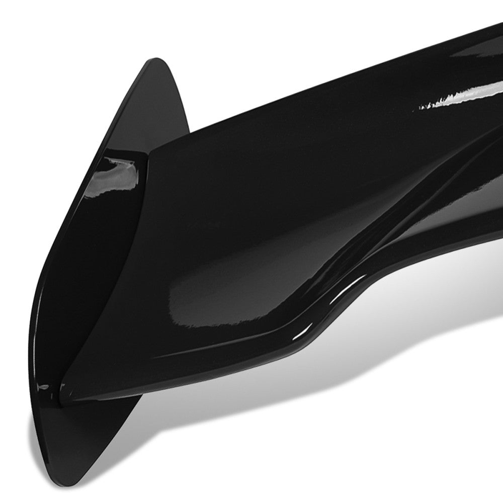 57" GT Style V3 Black Painted Glossy Adjustable Rake Rear Trunk Spoiler Wing