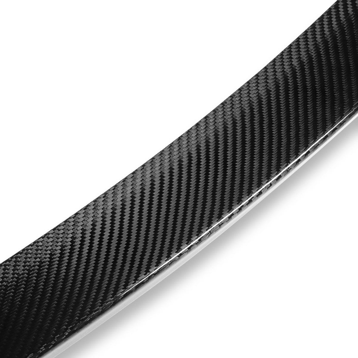 Black Carbon Fiber Rear Trunk Lid Spoiler OE-Style 09-15 Jaguar XF BFC-RESPL-7004-CF