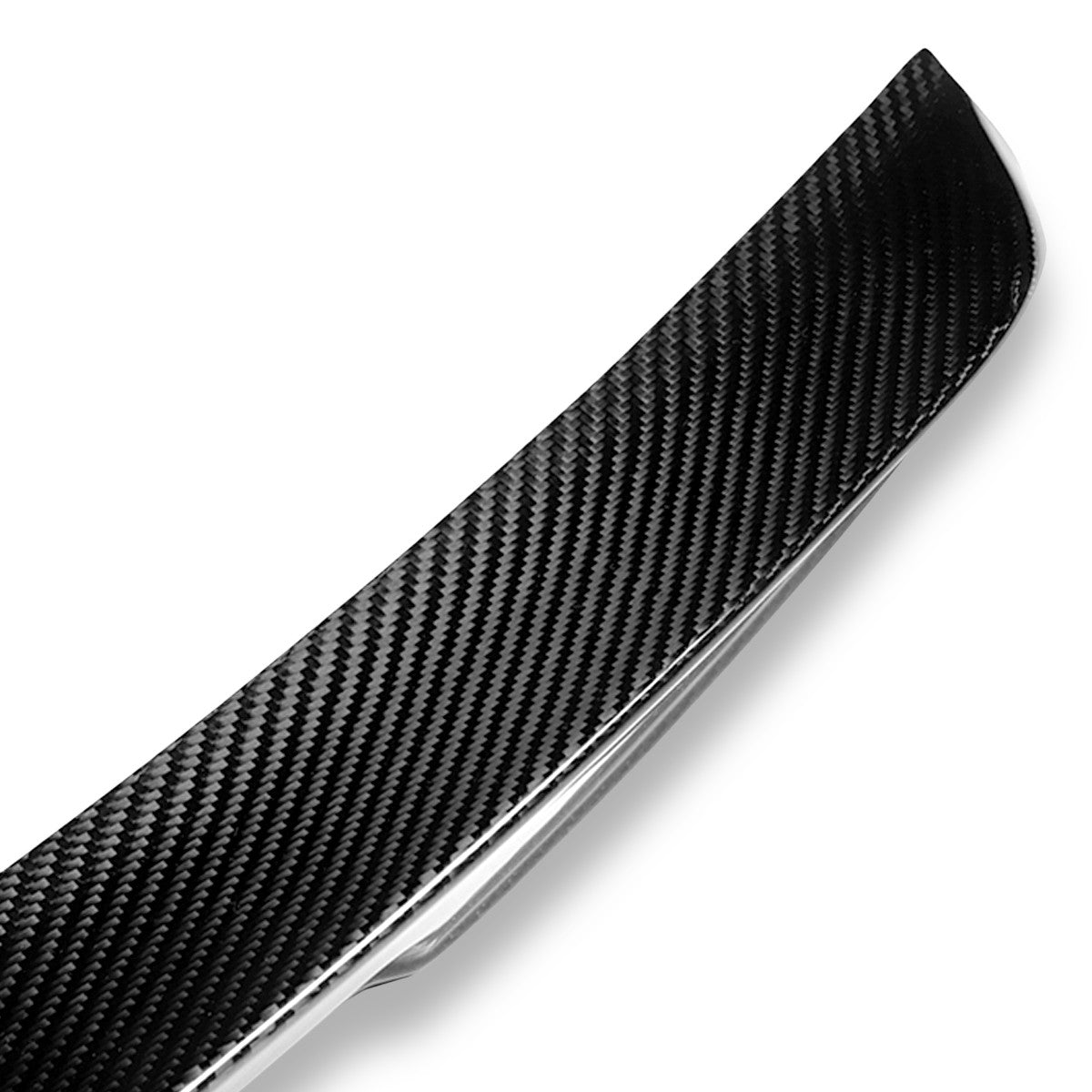 Black Carbon Fiber Rear Trunk Lid Spoiler OE-Style 09-15 Jaguar XF BFC-RESPL-7004-CF