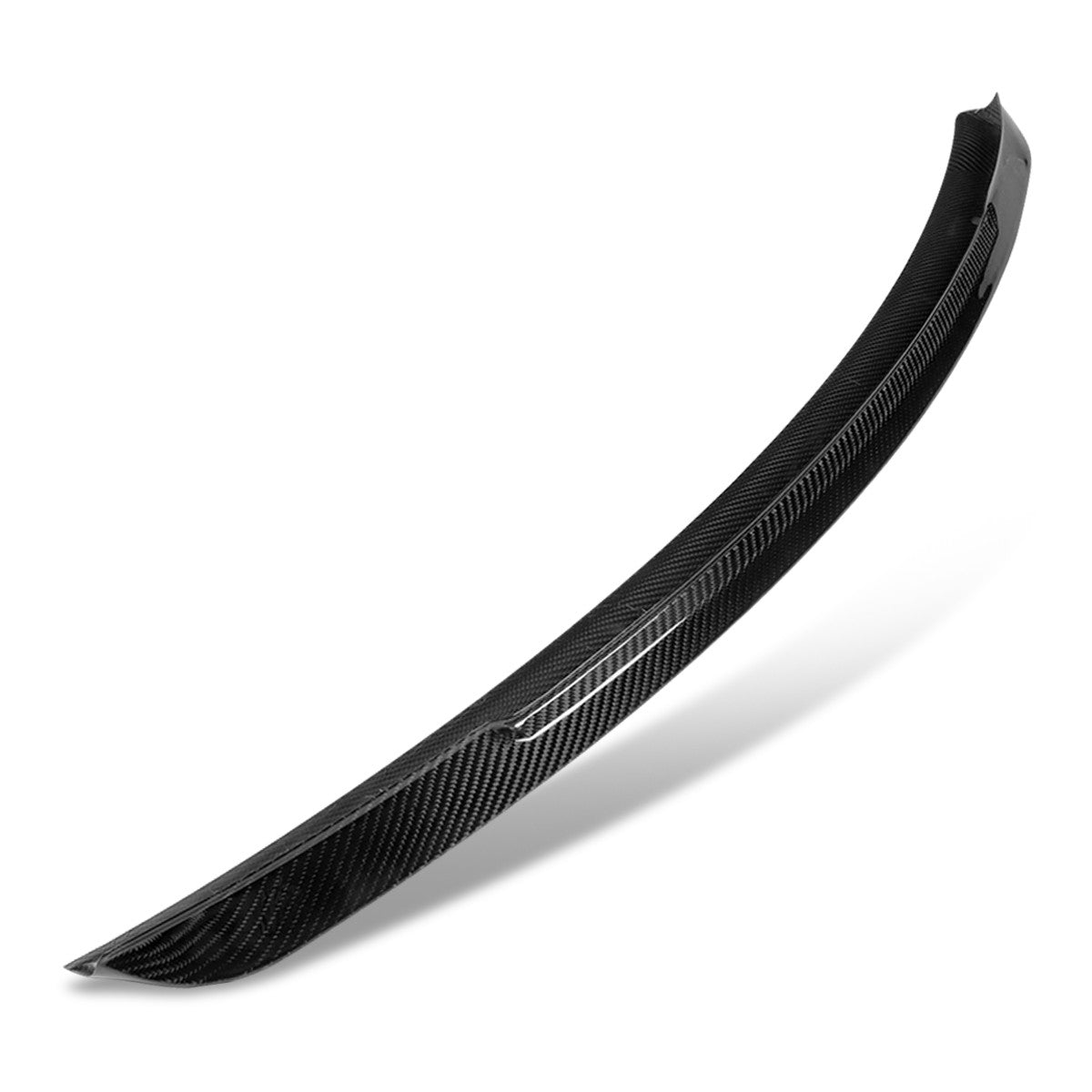 Black Carbon Fiber Rear Trunk Lid Spoiler OE-Style 09-15 Jaguar XF BFC-RESPL-7004-CF