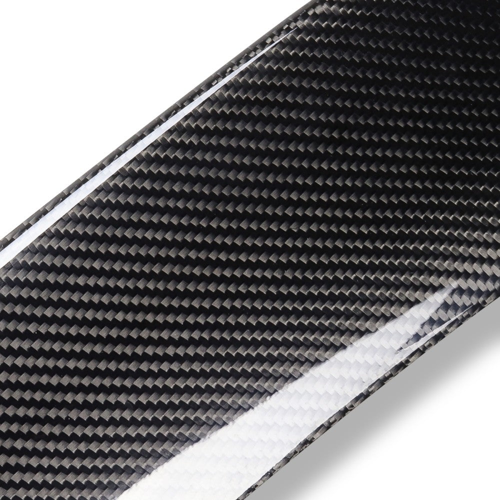 Black Carbon Fiber Rear Window Windshield Spoiler 10-13 VW GTI Mk6 BFC-RESPL-7104-CF
