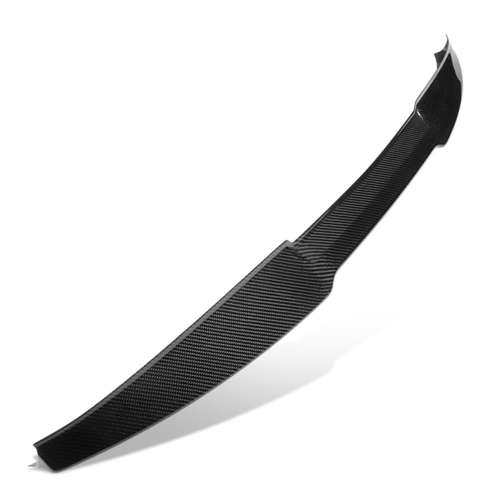 Black Carbon Fiber Rear Trunk Lid Spoiler 19-22 Volkswagen Jetta A7 BFC-RESPL-7108-CF