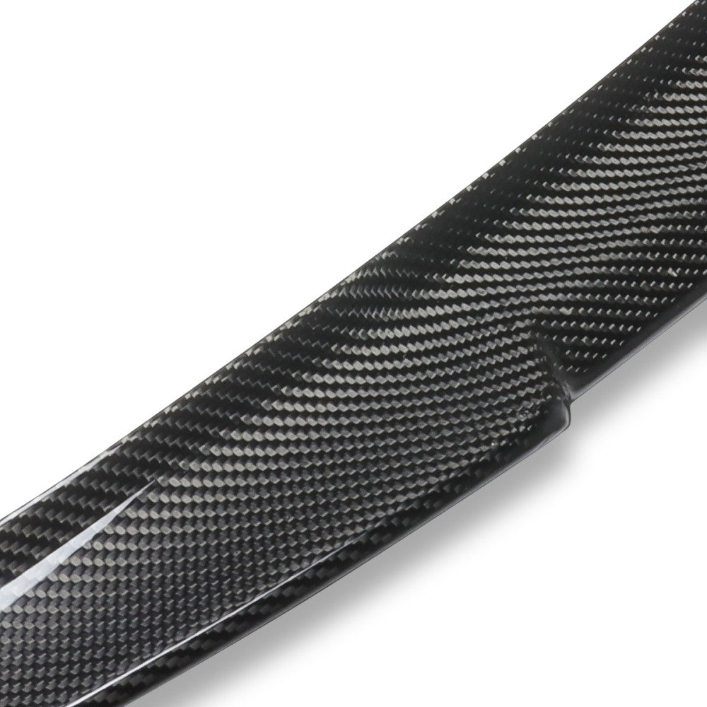 Black Carbon Fiber Rear Trunk Lid Spoiler 11-18 Volkswagen Jetta A6 BFC-RESPL-7109-CF