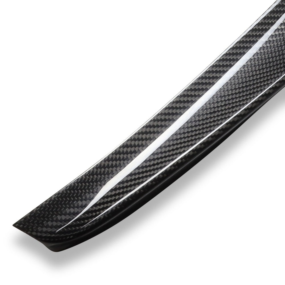 Black Carbon Fiber Rear Trunk Lid Spoiler 11-18 Volkswagen Jetta A6 BFC-RESPL-7109-CF