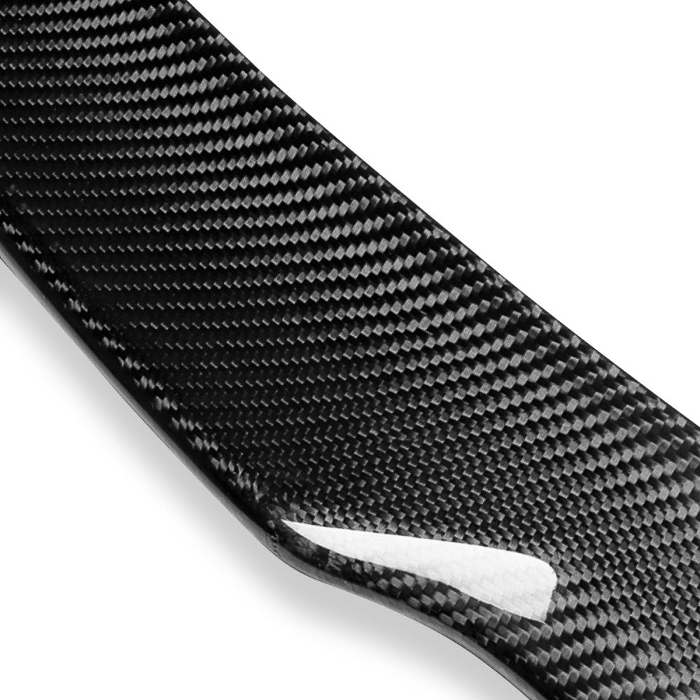 Black Carbon Fiber Rear Trunk Lid Spoiler 13-20 Ford Fusion 2nd Gen BFC-RESPL-7205-CF