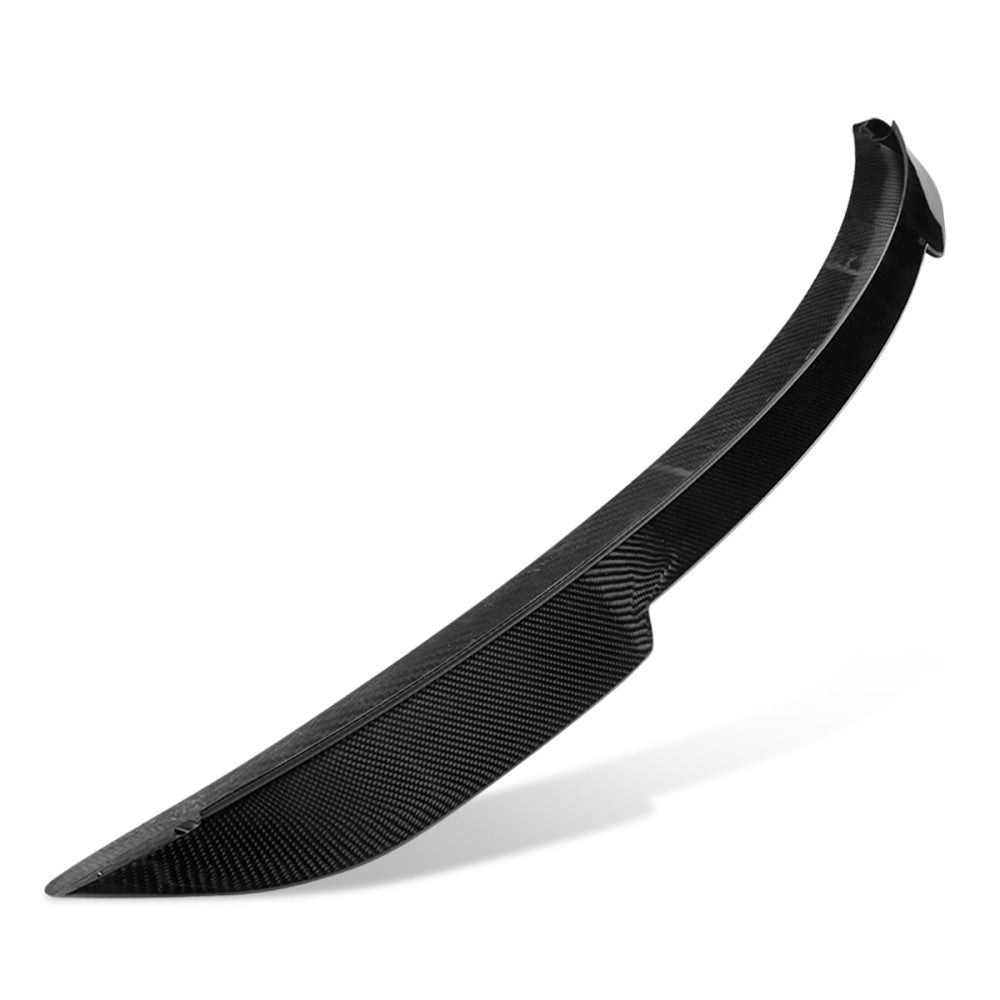 Black Carbon Fiber Rear Trunk Lid Spoiler 15-22 Ford Mustang S550 BFC-RESPL-7206-CF