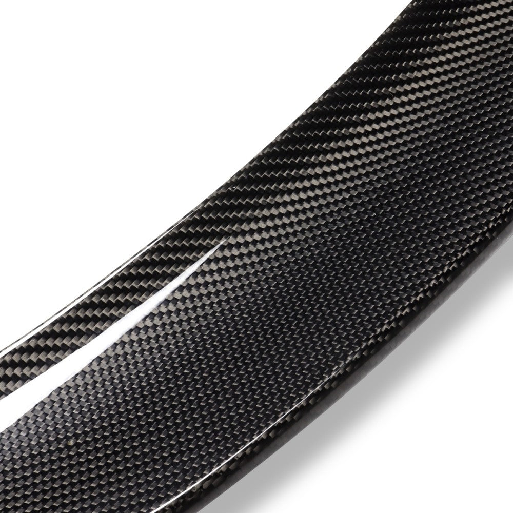 Black Carbon Fiber Rear Trunk Lid Spoiler 15-20 Subaru Legacy Sedan BN BFC-RESPL-7309-CF