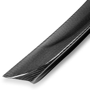 Black Carbon Fiber Rear Trunk Lid Spoiler OE Style 12-22 Tesla Model S BFC-RESPL-7409-CF