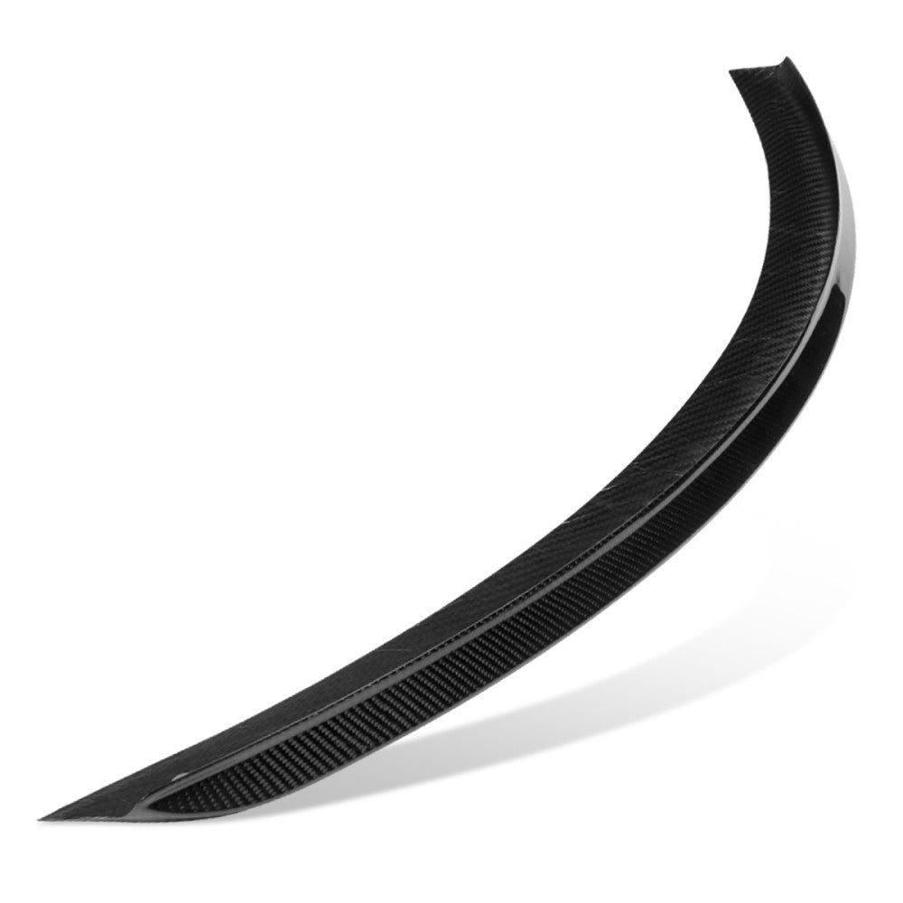 Black Carbon Fiber Rear Trunk Lid Spoiler OE Style 12-22 Tesla Model S BFC-RESPL-7409-CF