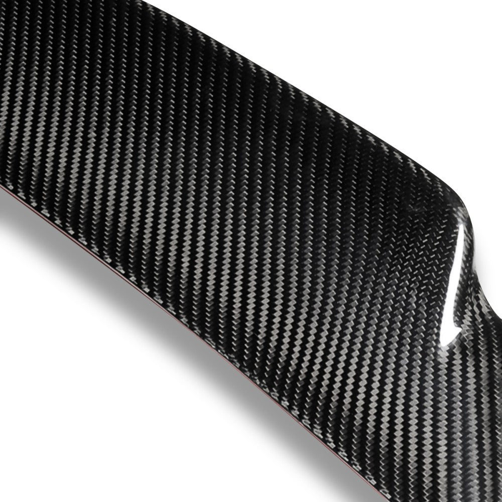 Black Carbon Fiber Rear Trunk Lid Spoiler 14-15 Optima Facelift TF BFC-RESPL-7512-CF