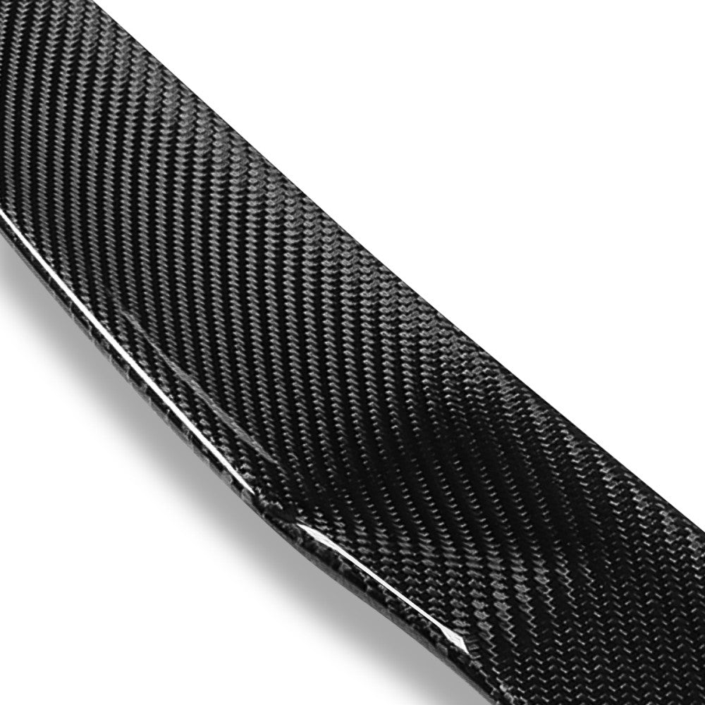 Black Carbon Fiber Rear Trunk Lid Spoiler V Style 21+ Kia K5 (DL3) BFC-RESPL-7518-CF