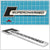 Polish Silver/Black SUPERCHARGED Style Exterior Rear Trunk Emblem Decal Badge