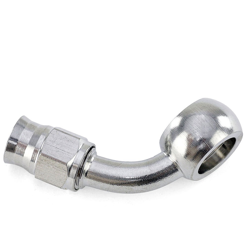 HPS 350-7503SSB Hose End to AN Female Banjo for PTFE Hose Fitting -3 HPS-350-7503SSB