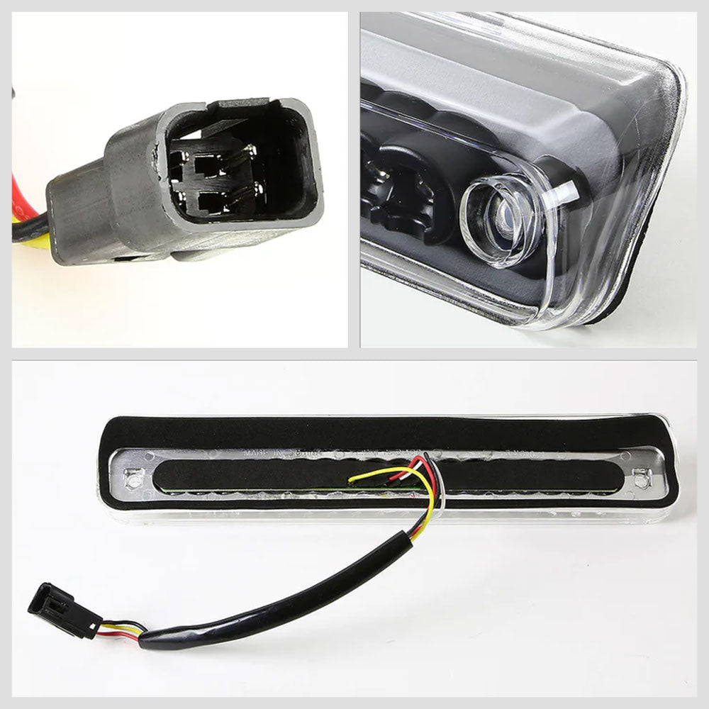 [Brake & Cargo LED] Clear Len/Red Third Brake Light For 88-00 C/K GMT400