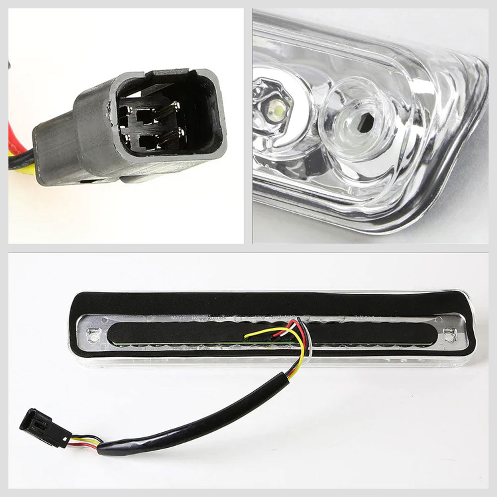 [Brake & Cargo LED] Chrome House/Clear Len Third Brake Light For 88-00 C/K GMT400