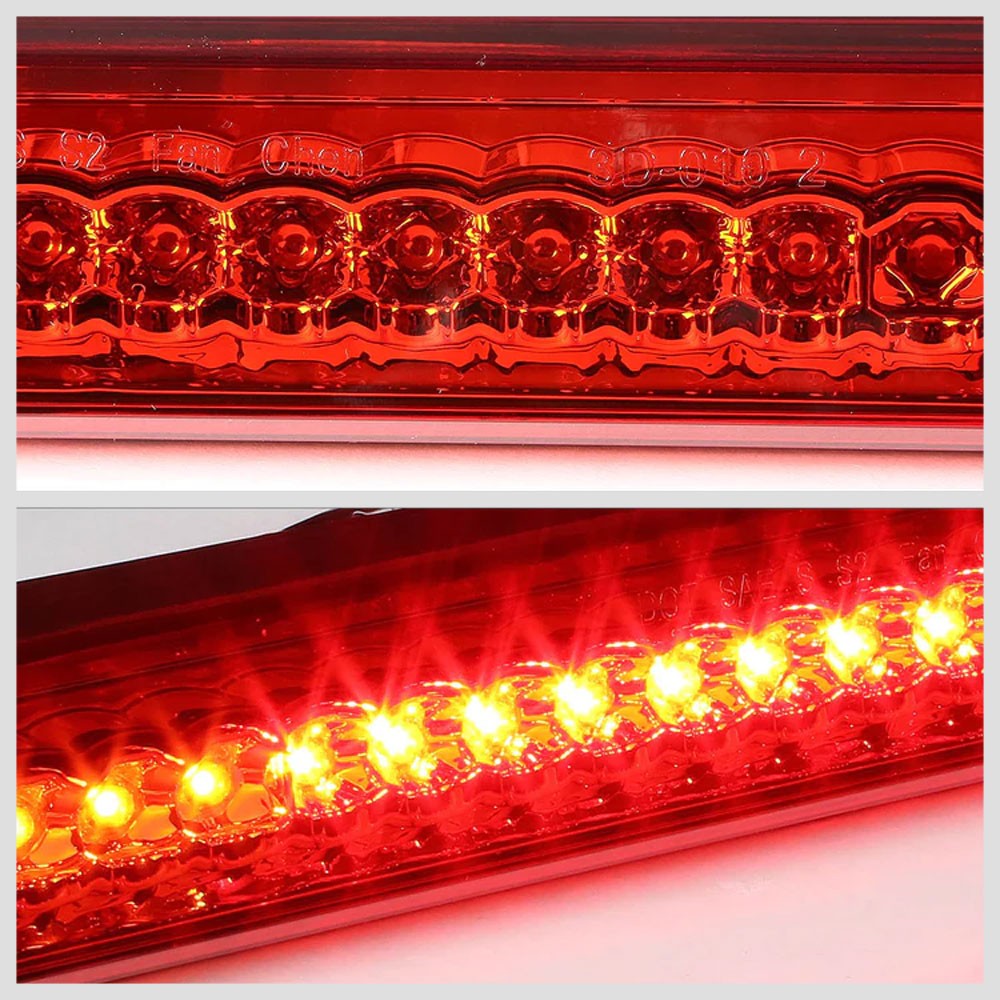 [Brake & Cargo LED] Red Len/Red Third Brake Light 88-00 C/K GMT400 BFC-3BL-CHV1088-LED-RD