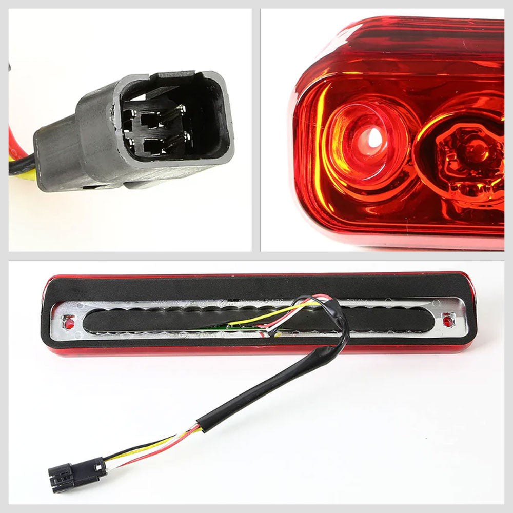 [Brake & Cargo LED] Red Len/Red Third Brake Light 88-00 C/K GMT400 BFC-3BL-CHV1088-LED-RD