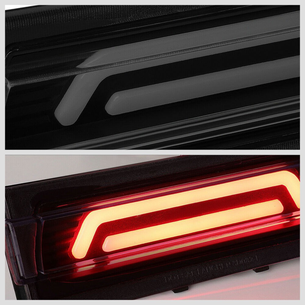Black Housing/Smoke Lens 3D LED Bar Rear Third Brake Light For 91-96 Corvette C4-Lighting-BuildFastCar