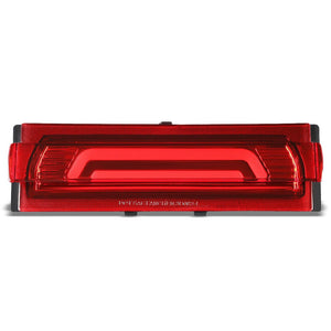 Chrome Housing/Red Lens 3D LED Bar Rear Third Brake Light For 91-96 Corvette C4-Lighting-BuildFastCar