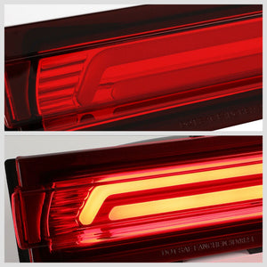 Chrome Housing/Red Lens 3D LED Bar Rear Third Brake Light For 91-96 Corvette C4-Lighting-BuildFastCar