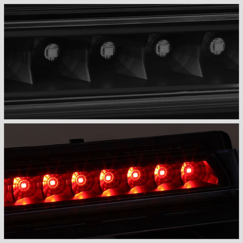 Black Housing/Smoke Lens LED Rear Tail Third Brake Light For 91-96 Corvette C4-Lighting-BuildFastCar