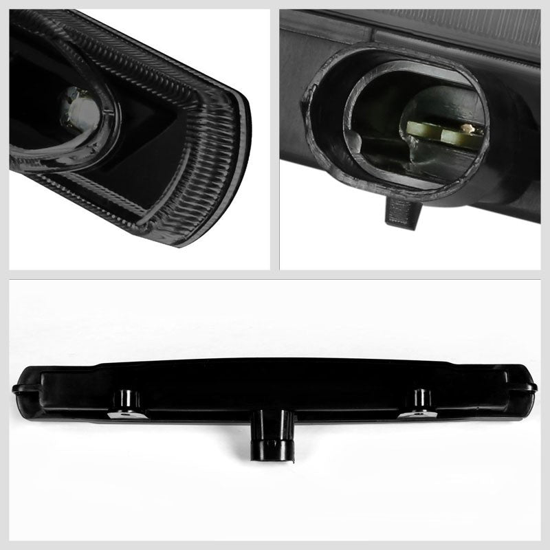 Black Housing Smoke Len Rear Third Brake Red LED Light For 97-04 Corvette C5-Exterior-BuildFastCar