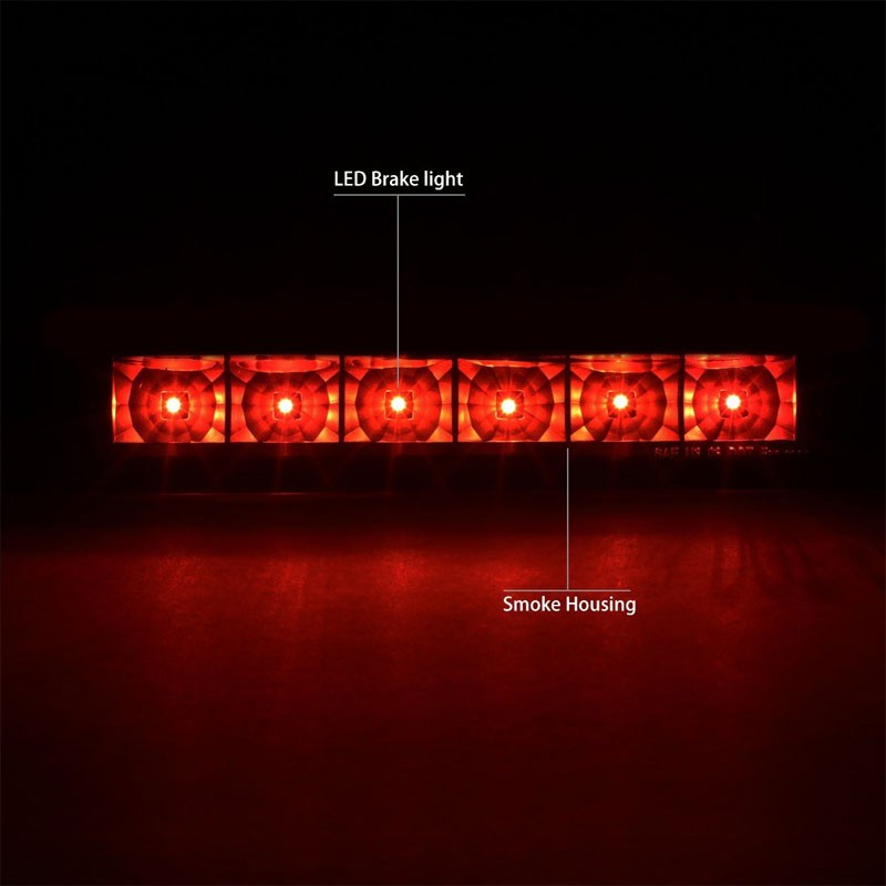 LED 3rd Brake Light For 2004-2015 Nissan Armada / Infiniti QX56 – Smoke Lens, Black Housing