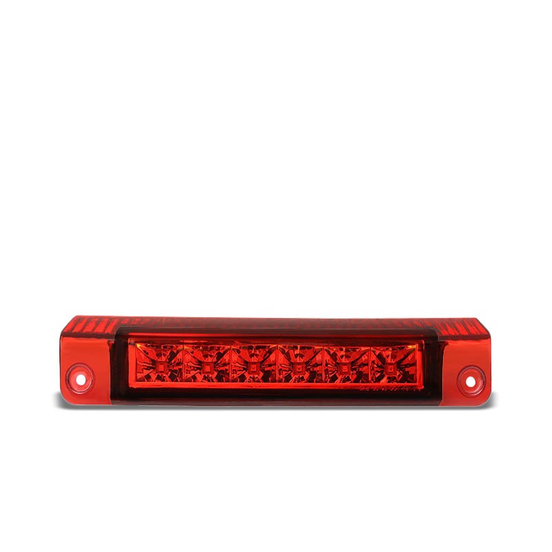 Chrome Housing Red Lens LED Rear 3RD Third Brake Light For 03-17 Express 1500-Exterior-BuildFastCar