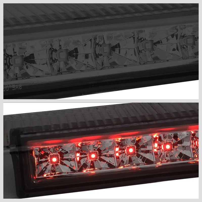 Chrome Housing Smoked Lens LED Rear 3RD Third Brake Light For 03-17 Express-Exterior-BuildFastCar