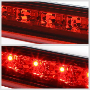 Chrome Housing Red Lens LED Rear 3RD Third Brake Light For 07-14 Tahoe-Exterior-BuildFastCar