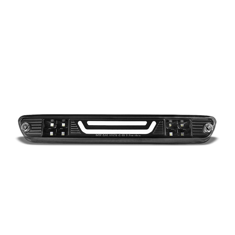 Black Housing Clear Len 3D LED Rear Third Brake & Cargo Light For 04-12 Colorado-Exterior-BuildFastCar