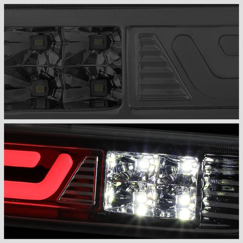 Chrome Housing Smoked Len 3D LED Rear Third Brake/Cargo Light For 04-12 Colorado-Exterior-BuildFastCar