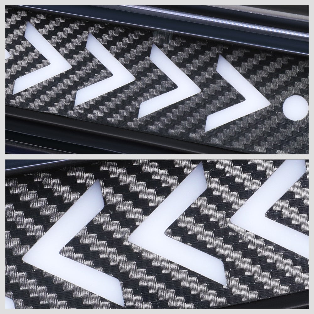 [Arrow LED] Carbon/Clear Len Third Brake Light 04-12 Canyon BFC-3BRLED-MULTI6-CHV13D-T3-BK