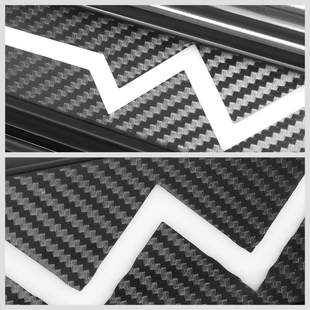 [Heartbeat LED] Carbon/Clear Len Third Brake Light 04-12 Canyon BFC-3BRLED-MULTI6-CHV13D-T5-BK