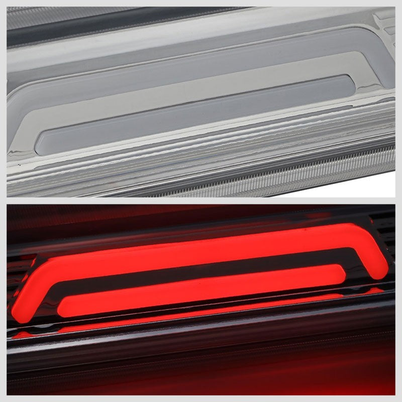 Chrome Housing Clear Len 3D LED Rear Third Brake/Cargo Light For 15-18 Colorado-Exterior-BuildFastCar