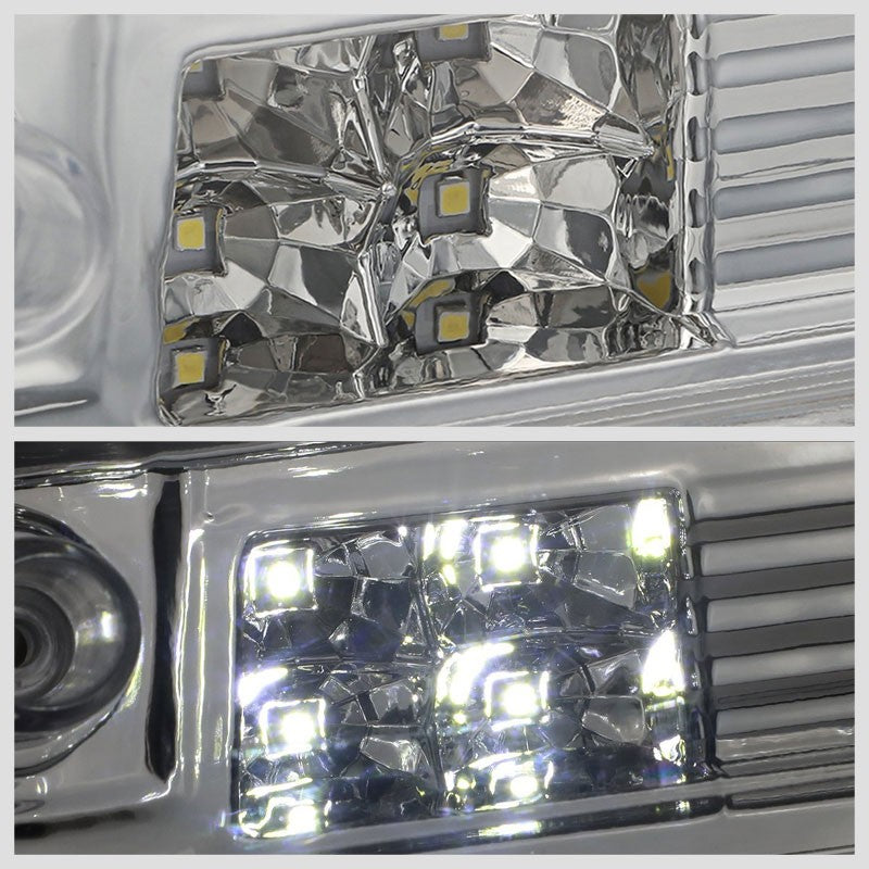 Chrome Housing Clear Len 3D LED Rear Third Brake/Cargo Light For 15-18 Colorado-Exterior-BuildFastCar