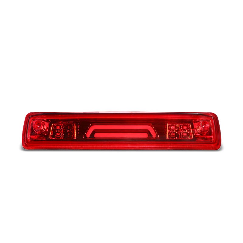 Chrome Housing Red Len 3D LED Rear Third Brake & Cargo Light For 15-18 Colorado-Exterior-BuildFastCar