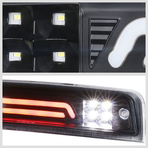 Black Housing Clear Len 3D LED Rear Third Brake & Cargo Light For 11-17 Ram 1500-Exterior-BuildFastCar