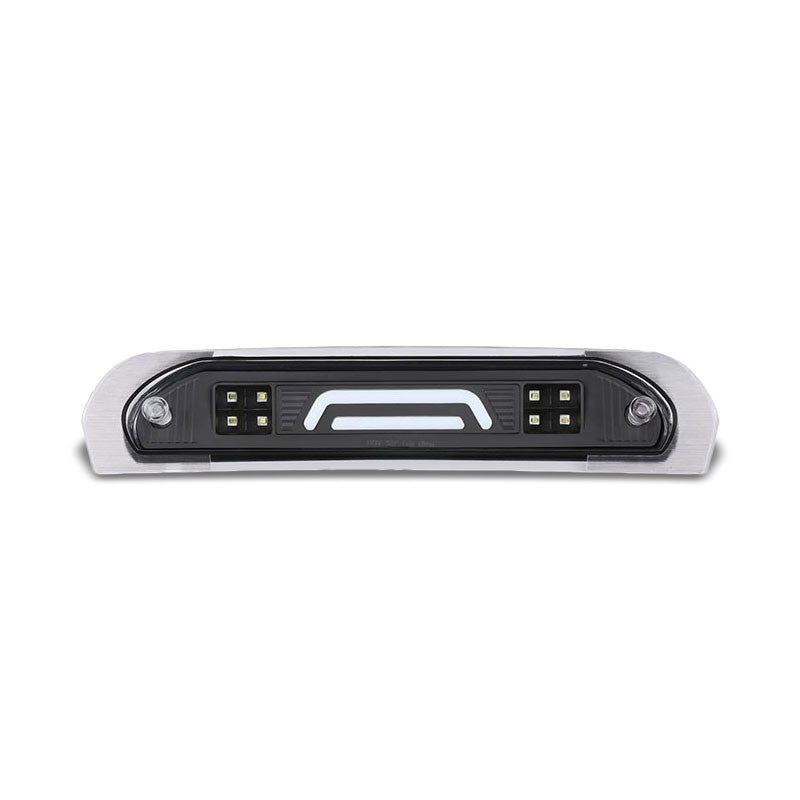 Black Housing Clear Len 3D LED Rear Third Brake & Cargo Light For 02-08 Ram 1500-Exterior-BuildFastCar