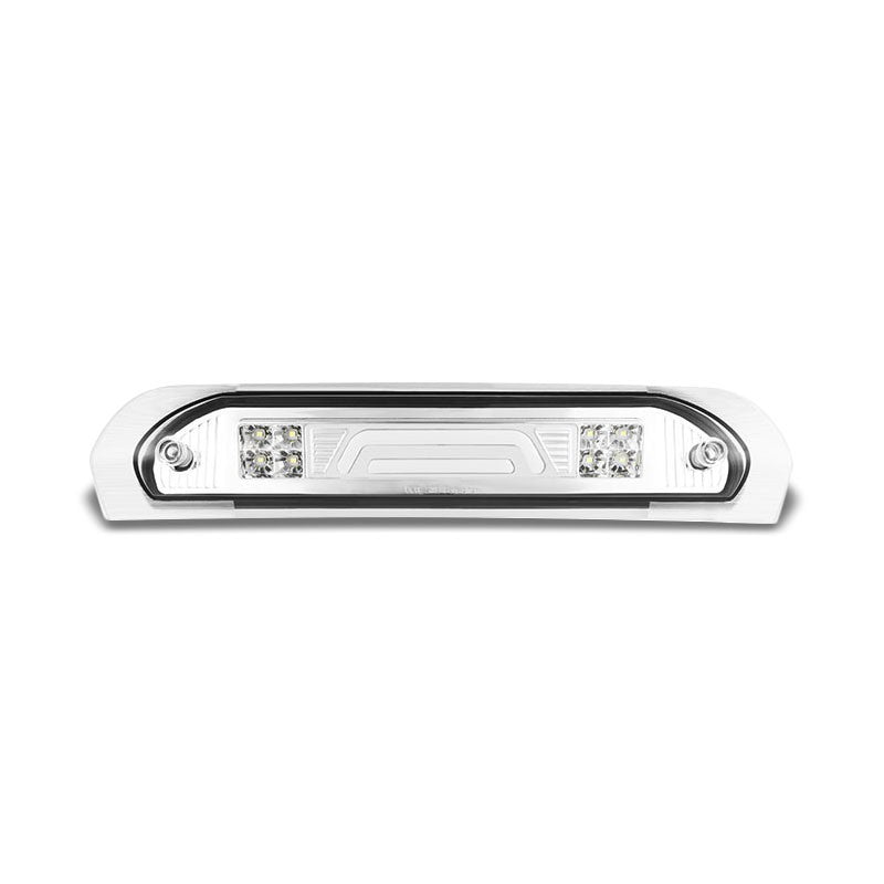Chrome Housing Clear Len 3D LED Rear Third Brake/Cargo Light For 02-08 Ram 1500-Exterior-BuildFastCar