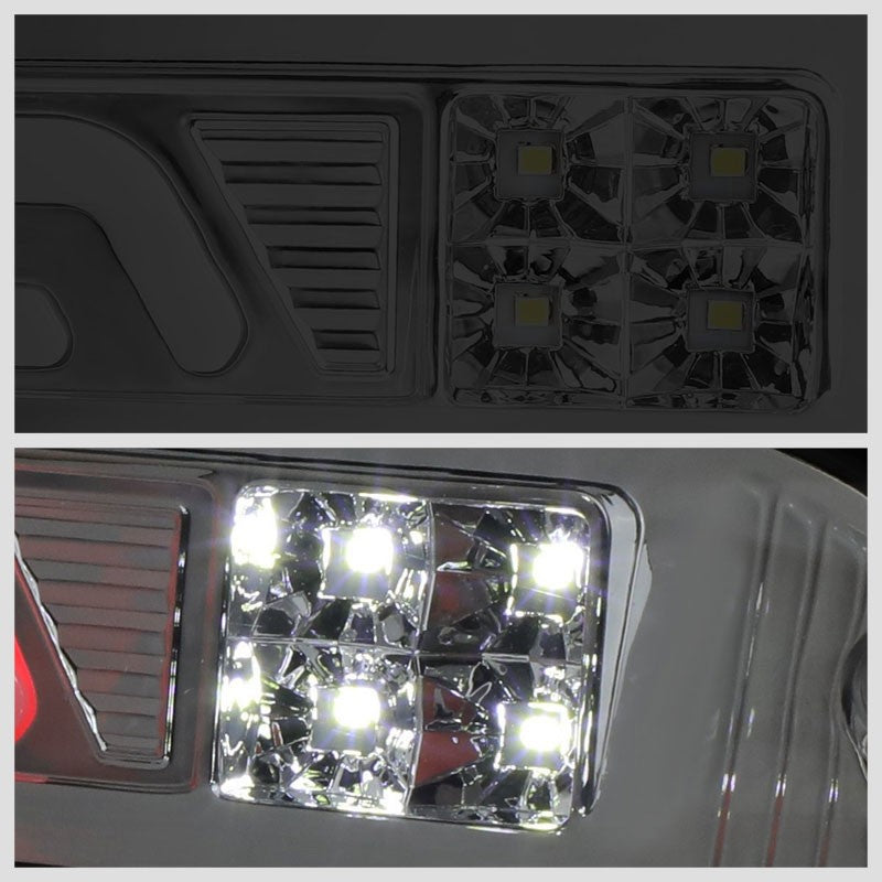 Chrome Housing Smoked Len 3D LED Rear Third Brake/Cargo Light For 02-08 Ram 1500-Exterior-BuildFastCar
