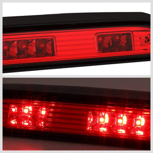 Chrome Housing Red Lens LED Rear 3RD Third Brake Light Lamp For 92-96 Ford F-150-Exterior-BuildFastCar